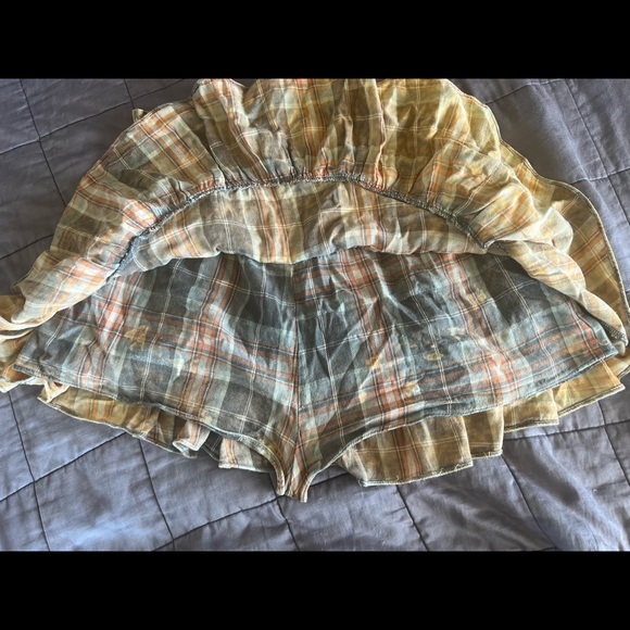 Oli & Hali Flannel Skirt /Skort - Picture 3 of 8